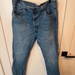 Levi's Relaxed Fit 501 Blue Jeans for Men